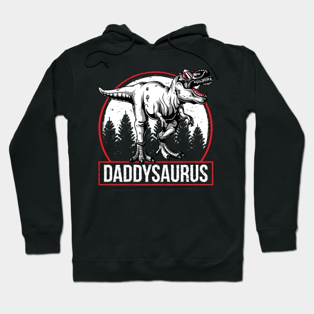 Funny Daddysurus Rex Daddy Saurus Fathers Day Gift Hoodie by HCMGift